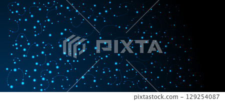 Abstract artificial intelligence technology and science background Abstract artificial intelligence technology and science background 129254087