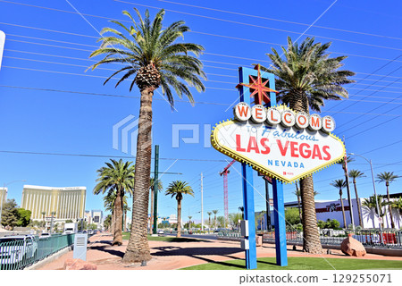 拉斯維加斯標誌 129255071