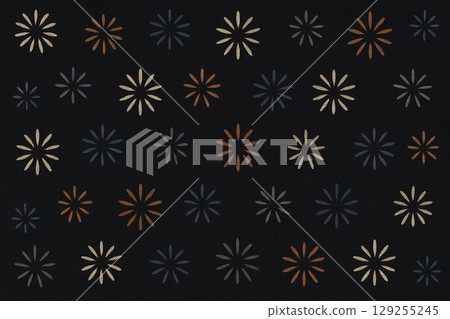 Fireworks series: Monochrome fireworks pattern 129255245