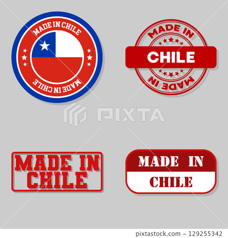 Set of stamps made in Chile Set of stamps made in Chile 129255342