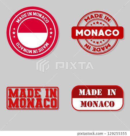 Set of stamps made in Monaco 129255355
