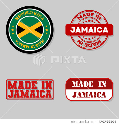 Set of stamps made in Jamaica 129255394