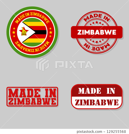 Set of stamps made in Zimbabwe 129255568
