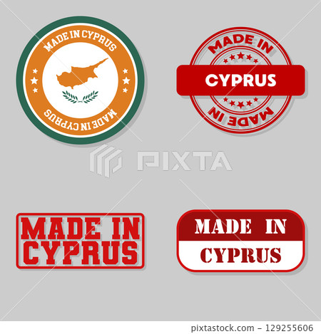 Set of stamps made in Cyprus Set of stamps made in Cyprus 129255606