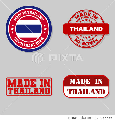 Set of stamps made in Thailand Set of stamps made in Thailand 129255636