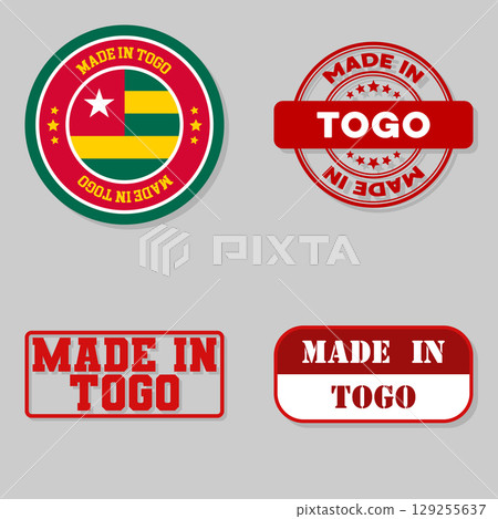 Set of stamps made in Togo 129255637