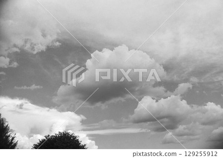 sky seen through clouds sky seen through clouds 129255912