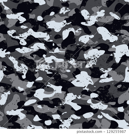 Military and army camouflage seamless pattern grunge 129255987