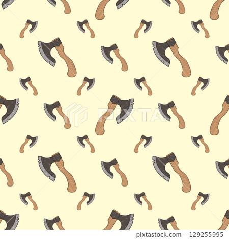 Seamless pattern axes Seamless pattern axes 129255995