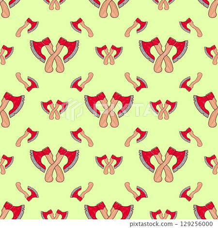 Vector seamless pattern two axes 129256000