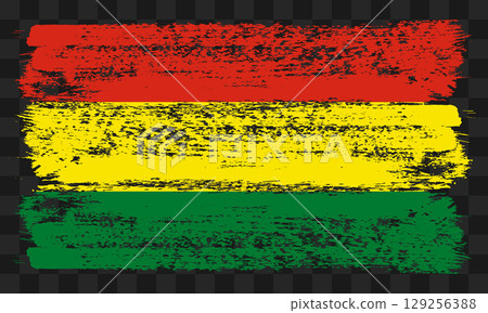 Bolivia flag in grunge style 129256388