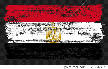 Egypt flag in grunge style 129256394