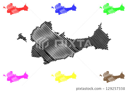 Rorschach District (Switzerland, Swiss Confederation, Canton of St Gall, St. Gallen or Sankt Gallen) map vector illustration, scribble sketch Wahlkreis Rorschach map Rorschach District (Switzerland, Swiss Confederation, Canton of St Gall, St. Gallen or Sankt Gallen) map vector illustration, scribble sketch Wahlkreis Rorschach map 129257338