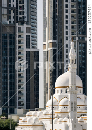 Sheikh Rashid Bin Mohammed Mosque in Dubai, UAE. 129257464