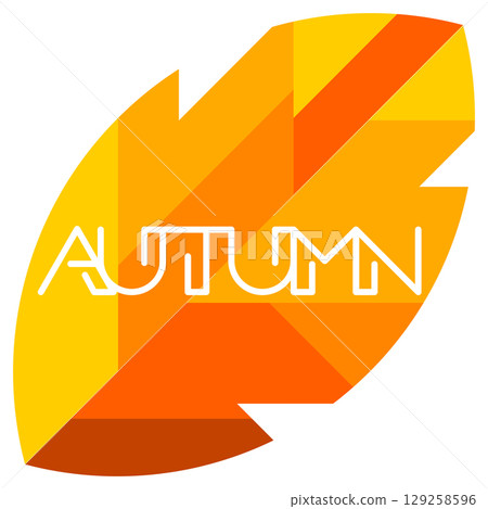 Background with autumn leaf. Illustration with abstract foliage. Decorative design. Background with autumn leaf. Illustration with abstract foliage. Decorative design. 129258596