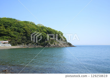 兵庫縣赤穗市赤穗岬散步道的風景 129258619