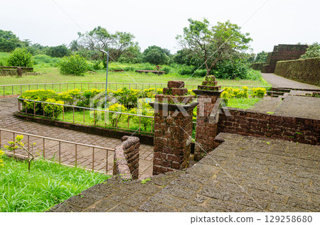 Bekal Fort  - built in1650 AD, at Bekal, Kasargod, Kerala, India 129258680