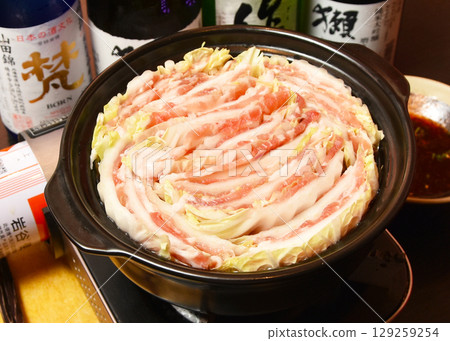 五花肉白菜火鍋 129259254