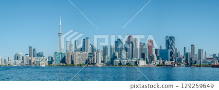 Panoramic shot of Toronto city skyline, Ontario, Canada Panoramic shot of Toronto city skyline, Ontario, Canada 129259649