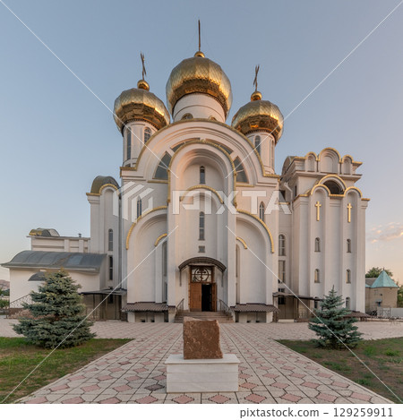 Sobor Svyatogo Ravnoapostol'nogo Velikogo Knyazya Orthodox church in Bishkek Kygyzstan Sobor Svyatogo Ravnoapostol'nogo Velikogo Knyazya Orthodox church in Bishkek Kygyzstan 129259911