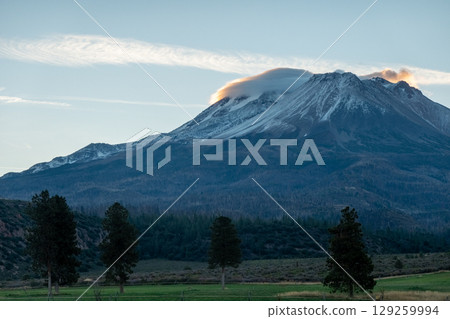 Dramatic nature scenes near Mount Shasta Cascade Range California Dramatic nature scenes near Mount Shasta Cascade Range California 129259994