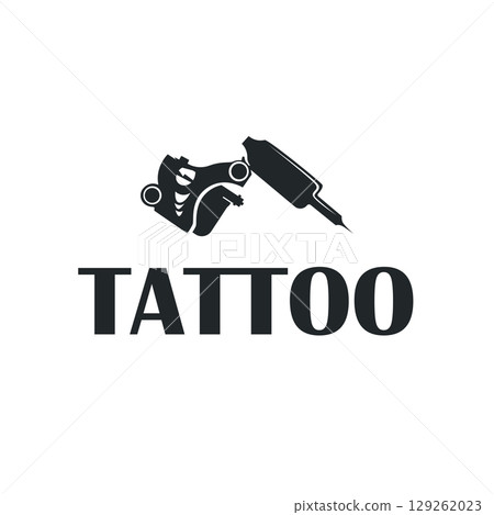 black silhouette illustration logo tattoo machine with vintage old retro minimalist concept template symbol tattoo studio design black silhouette illustration logo tattoo machine with vintage old retro minimalist concept template symbol tattoo studio design 129262023