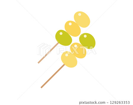 烤銀杏果的插圖 129263353