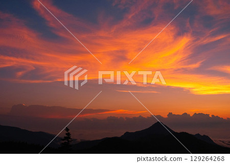 傍晚的天空 129264268