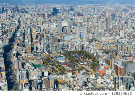 大阪城市景觀:阿倍野 Harukas,從 Harukas 300 眺望 大阪城市景觀:阿倍野 Harukas,從 Harukas 300 眺望 129264688