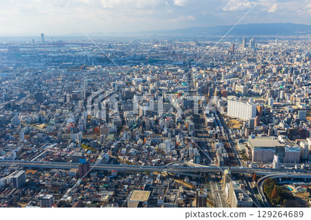 大阪城市景觀:阿倍野 Harukas,從 Harukas 300 眺望 大阪城市景觀:阿倍野 Harukas,從 Harukas 300 眺望 129264689