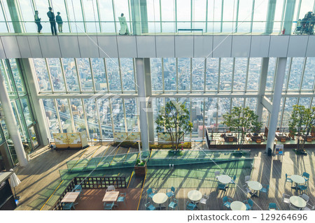 大阪城市景觀 阿倍野 Harukas Harukas 300 空中花園 大阪城市景觀 阿倍野 Harukas Harukas 300 空中花園 129264696