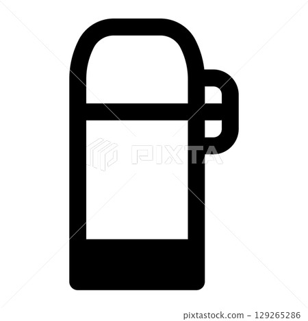 vacuum flask icon 129265286