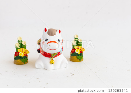 2026馬年可愛新年賀卡材料日本新年 129265341