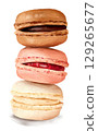 Macaron tower illustration 129265677