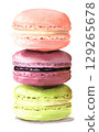 Macaron tower illustration 129265678