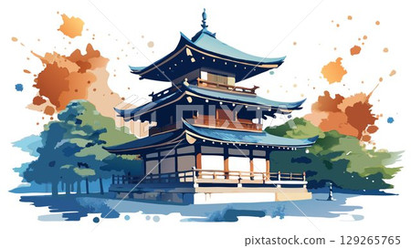 Discover the spiritual beauty of Yamaguchi's Rurikoji Temple, a captivating temple known for its serene setting, traditional architecture, and significant place in local history. 129265765