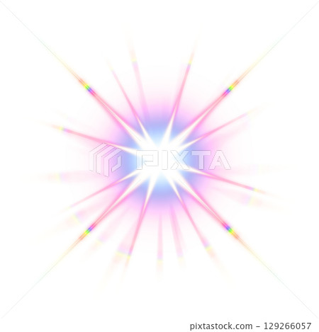 Rainbow gradient glowing light effect pink cutout Rainbow gradient glowing light effect pink cutout 129266057