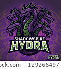 Logo E-Sport Shadowspire Hydra. vector illustration 129266497