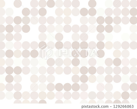 棕色和米色圓點背景 - 柔和而平靜的幾何圖案 167 129266863