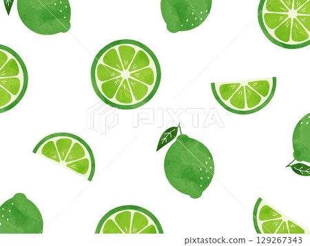 Watercolor lime background illustration Watercolor lime background illustration 129267343