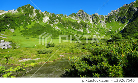 木曾駒岳千疊敷捲髮 129267546