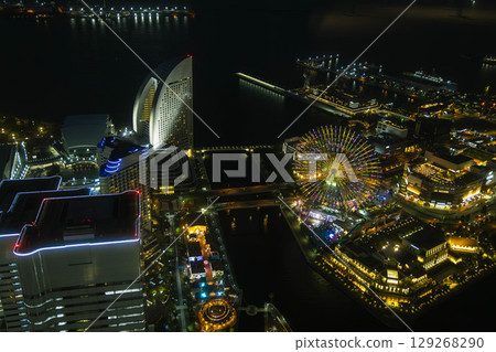 和心愛的人一起欣賞橫濱港未來夜景 129268290