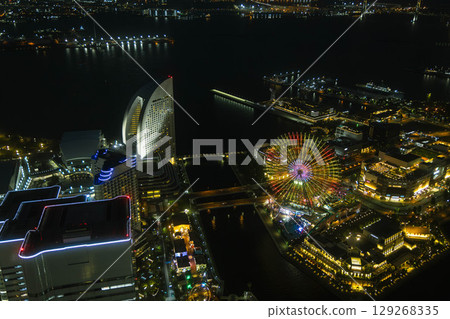 和心愛的人一起欣賞橫濱港未來夜景 129268335