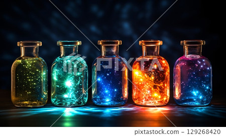 帶光的瓶子，魔藥，幻想 129268420