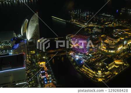 和心愛的人一起欣賞橫濱港未來夜景 129268428
