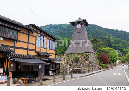 Izushi Castle, Castle Gate, Castle Bridge, Castle Town, Clock Tower, Izushi Town, Toyooka City, Hyogo Prefecture Izushi Castle, Castle Gate, Castle Bridge, Castle Town, Clock Tower, Izushi Town, Toyooka City, Hyogo Prefecture 129269150
