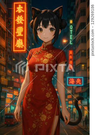 Chinese dress_7 129269186