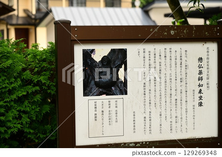 Hydrangeas in full bloom at Otowasan Kiyomizu-dera Temple 129269348