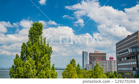 滋賀縣大津市琵琶湖渚公園、公寓大樓及高層飯店 滋賀縣大津市琵琶湖渚公園、公寓大樓及高層飯店 129270266