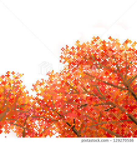 樹與秋天的葉子 樹與秋天的葉子 129270586